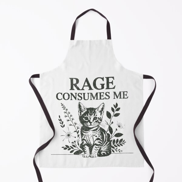 Item preview, Rage Consumes Me Funny cat designed and sold by IdealDo.