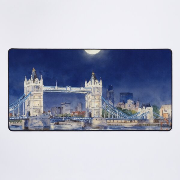 Item preview, Full moon over Tower Bridge London designed and sold by Mackenzie Moulton International Artist .