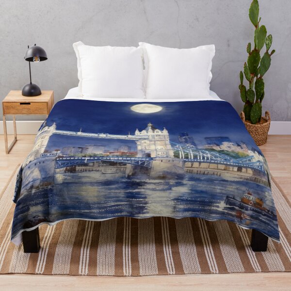 Item preview, Full moon over Tower Bridge London designed and sold by Mackenzie Moulton International Artist .