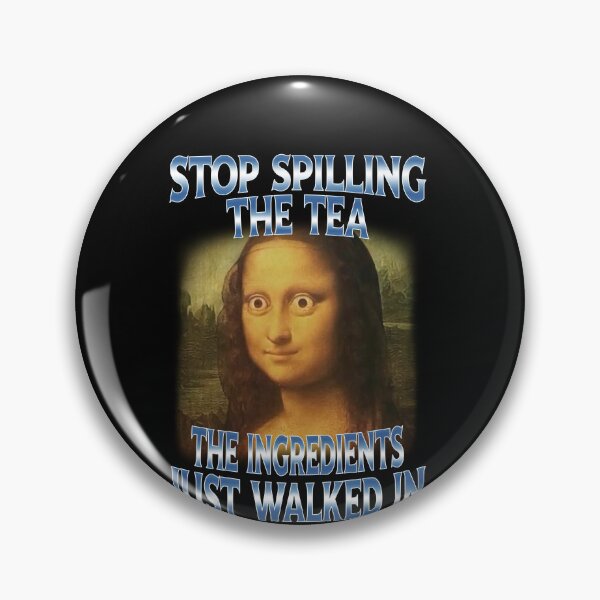 Artikelvorschau, „Stop Spilling The Tea“-Meme – Lustige Reaktion von Genz entworfen und verkauft von elderberry.