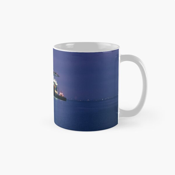 Item preview, Containership loading in the Night, San Francisco, California designed and sold by Wernher Krutein.