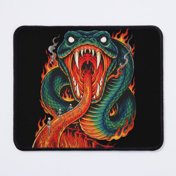Item preview, Giant Snake Mouth - Skeletons Walking to Hell designed and sold by CoffinsArt.