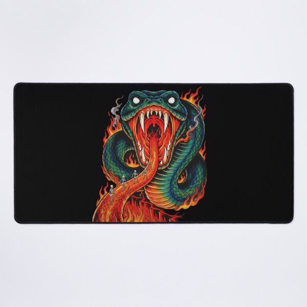 Item preview, Giant Snake Mouth - Skeletons Walking to Hell designed and sold by CoffinsArt.