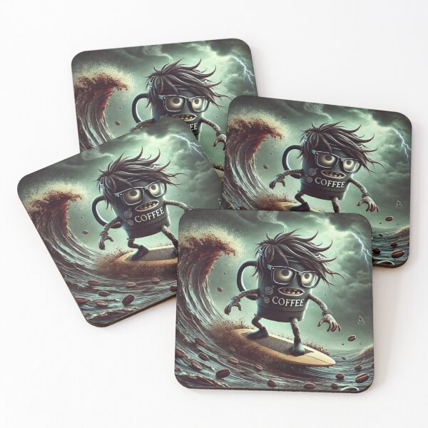 Item preview, Mr. Coffee Surfer designed and sold by Occupational  Horrors.