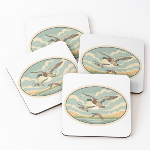 Item preview, Vintage Flying Ducks designed and sold by rustyroofco.
