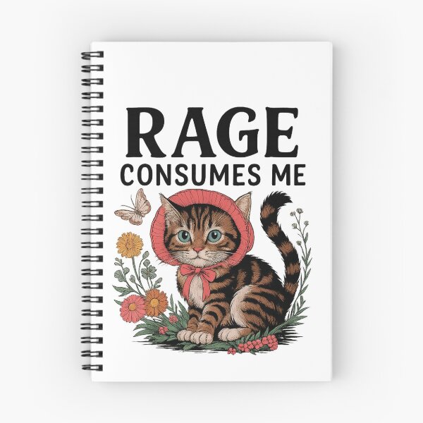 Item preview, Rage Consumes Me Funny cat designed and sold by IdealDo.
