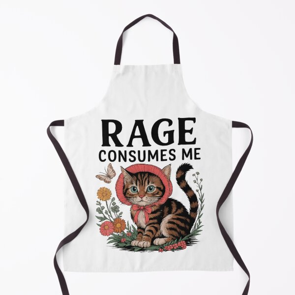 Item preview, Rage Consumes Me Funny cat designed and sold by IdealDo.