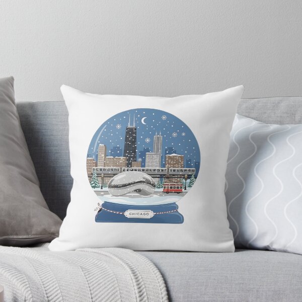 Item preview, Chicago Christmas Snow Globe designed and sold by Christian vibe.