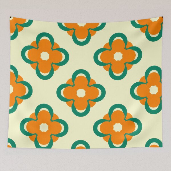 Item preview, Retro Flowers designed and sold by WordyDreams.