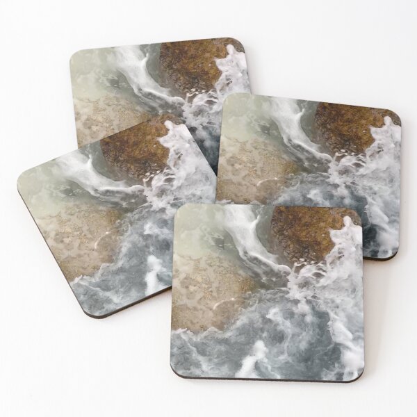 Item preview, Ocean Foam Flowing Around Coastal Rock designed and sold by Torizo.