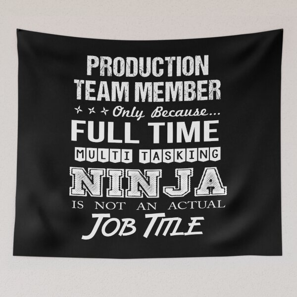 Item preview, Production Team Member designed and sold by vanejamofedau.