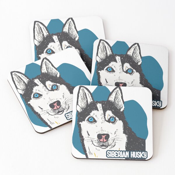 Item preview, Siberian Majesty: Blue-Eyed Power in Portrait Form designed and sold by ForeverPrintsOK.