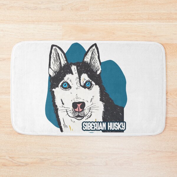 Item preview, Siberian Majesty: Blue-Eyed Power in Portrait Form designed and sold by ForeverPrintsOK.