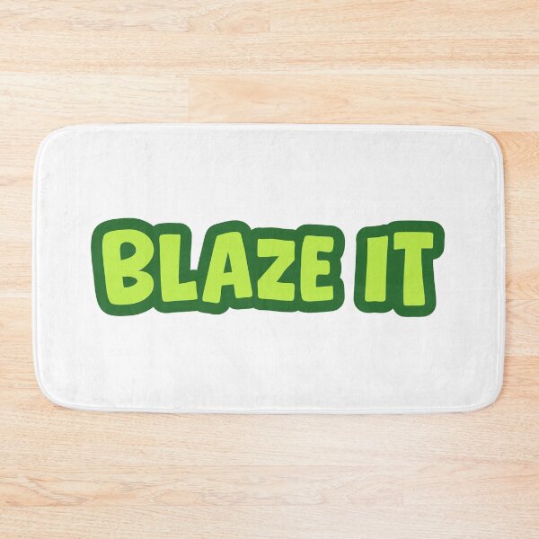 Item preview, Blaze It, Green Outline designed and sold by Memes N Lore .