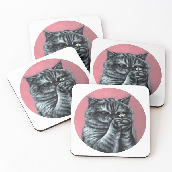 Item preview, Fat Cat and Small Flower designed and sold by EmilyDouArt.