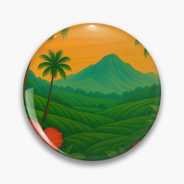 Item preview, Ceylon Luxe Tropical Garden – Floral Landscape Art designed and sold by Ceylon Luxe Collections.