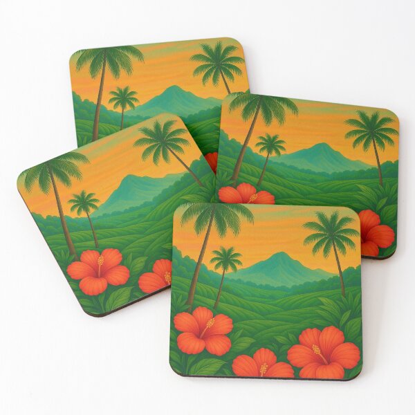 Item preview, Ceylon Luxe Tropical Garden – Floral Landscape Art designed and sold by Ceylon Luxe Collections.