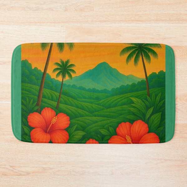 Item preview, Ceylon Luxe Tropical Garden – Floral Landscape Art designed and sold by Ceylon Luxe Collections.