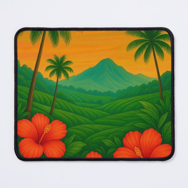 Item preview, Ceylon Luxe Tropical Garden – Floral Landscape Art designed and sold by Ceylon Luxe Collections.