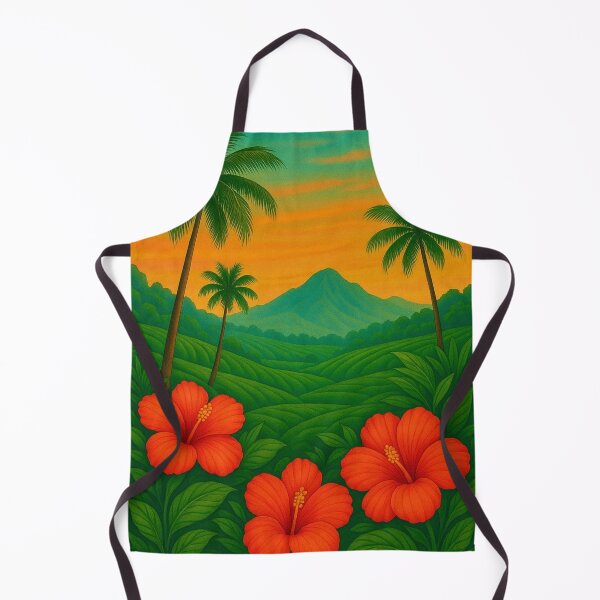 Item preview, Ceylon Luxe Tropical Garden – Floral Landscape Art designed and sold by Ceylon Luxe Collections.