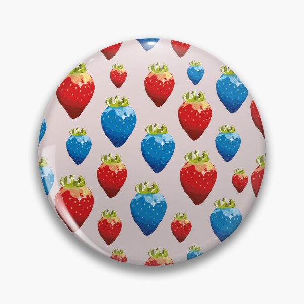 Item preview, Red and blue strawberries designed and sold by helengarvey.