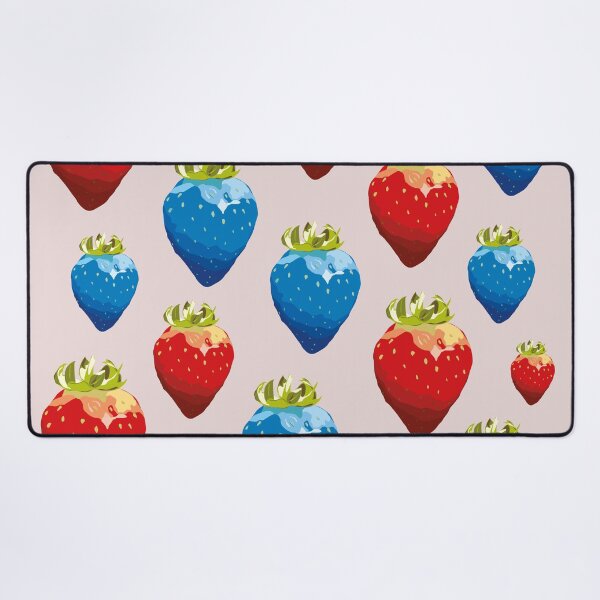 Item preview, Red and blue strawberries designed and sold by helengarvey.