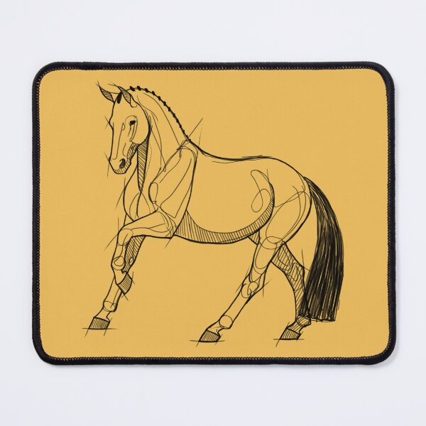 Item preview, Dressage Horse Sketch-Canter designed and sold by DappledMoon.