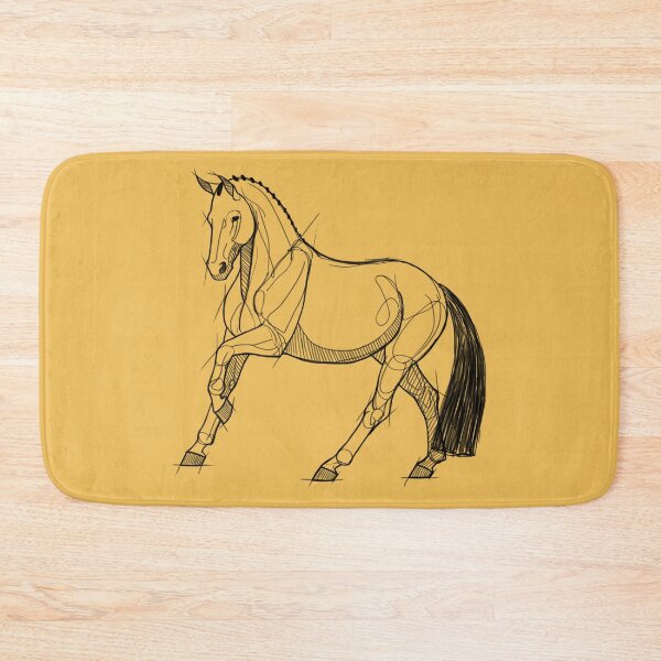 Item preview, Dressage Horse Sketch-Canter designed and sold by DappledMoon.