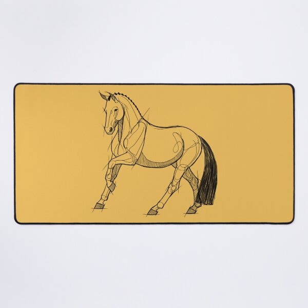 Item preview, Dressage Horse Sketch-Canter designed and sold by DappledMoon.