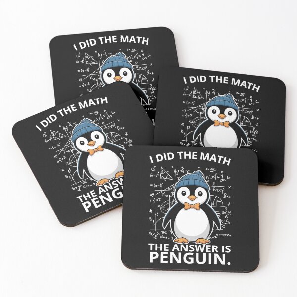 Item preview, I Did the Math the Answer Is Penguin, Funny Math Nerd Gift, Cute Penguin Lover Graphic designed and sold by NewaveBoutique.