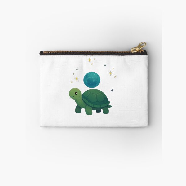 Item preview, Cosmic Turtle Guardian – Cute Space Animal Illustration designed and sold by ELVIN DESIGNS.
