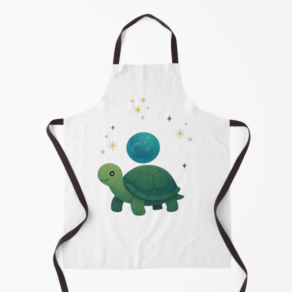 Item preview, Cosmic Turtle Guardian – Cute Space Animal Illustration designed and sold by ELVIN DESIGNS.