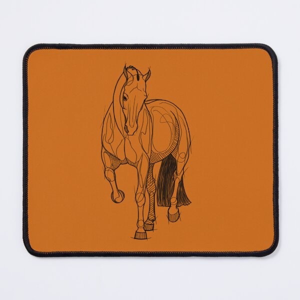 Item preview, Dressage Horse Sketch-Renvers designed and sold by DappledMoon.