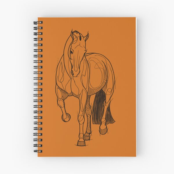 Item preview, Dressage Horse Sketch-Renvers designed and sold by DappledMoon.