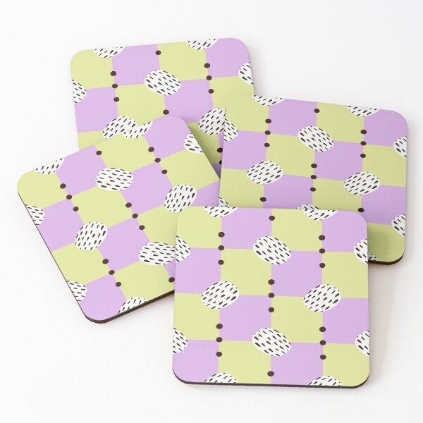 Item preview, Retro Checkerboard Pattern With Dotted Oval Shapes designed and sold by EL-Lebedenko.