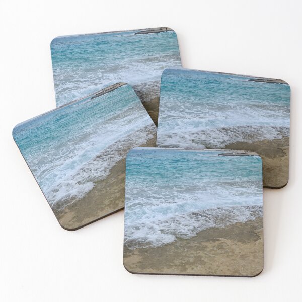 Item preview, Turquoise Ocean Waves on Rocky Shore designed and sold by Torizo.