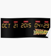 October 21, 2015 in DeLorean Numbers Poster