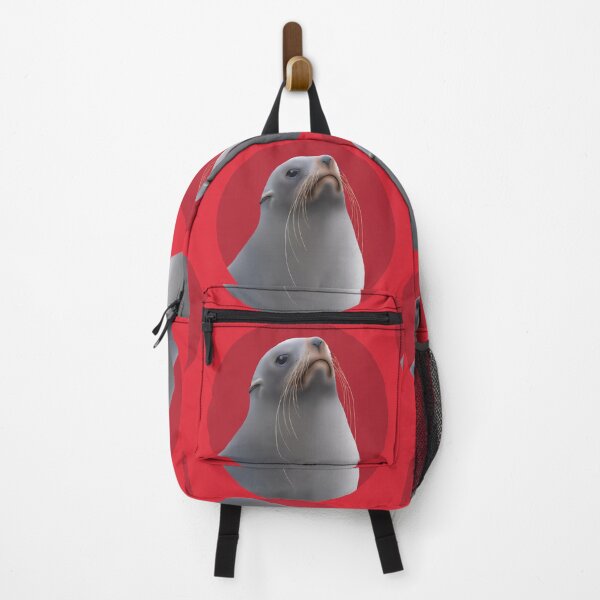 Item preview, Kekeno (fur seal) on red designed and sold by GivernyKate.
