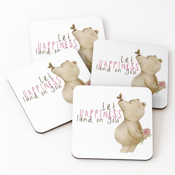 Item preview, Let happiness land on you - cute friendship story designed and sold by NancyDzines.