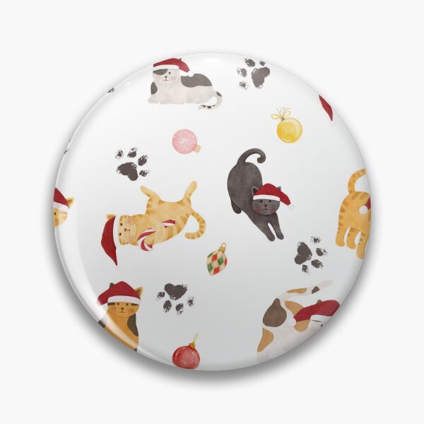 Item preview, Cute Holiday Cat Pattern designed and sold by Trueli0n.