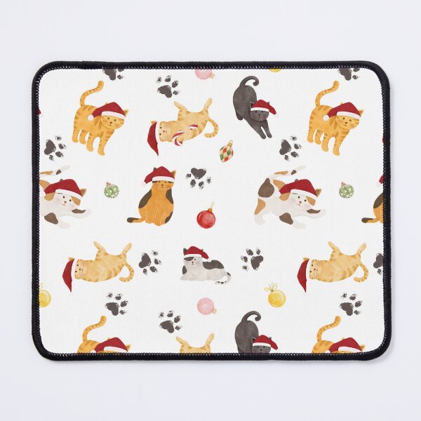 Item preview, Cute Holiday Cat Pattern designed and sold by Trueli0n.