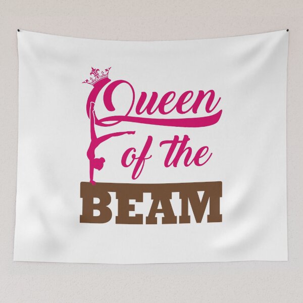 Item preview, Queen of the Beam Cute Gymnastics Gymnast Women Girls designed and sold by jaygo.