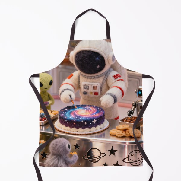 Item preview, Cosmic Kitchen Party Inside Space Station designed and sold by ArtComixHaven.