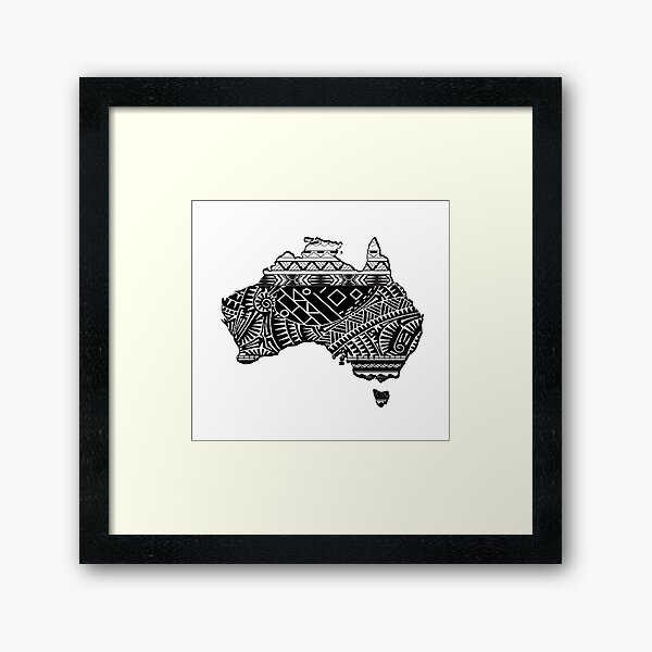 Aussie Ways Framed Art Print
