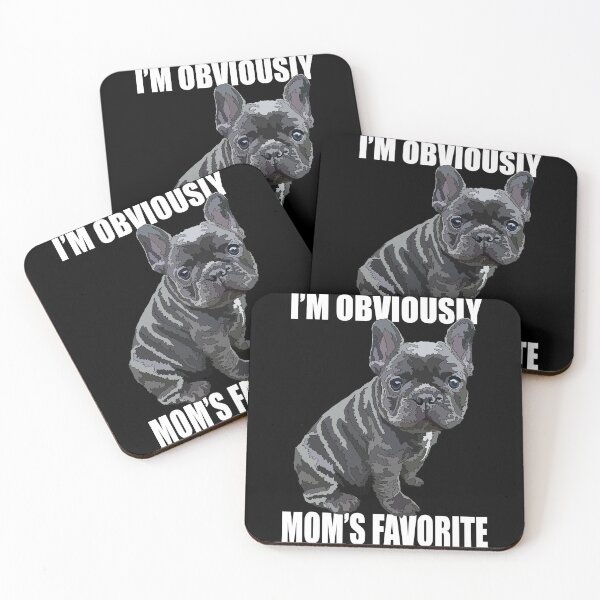 Item preview, Black Frenchie Moms Favourite designed and sold by Just-Arts-4U.