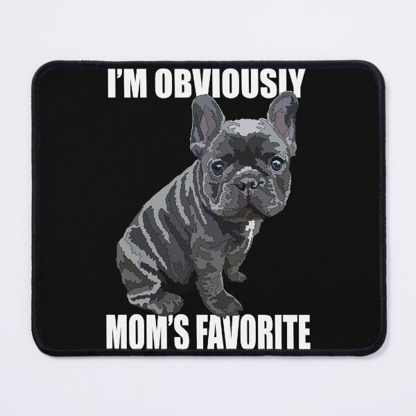 Item preview, El favorito de las mamás de los Frenchies negros designed and sold by Just-Arts-4U.
