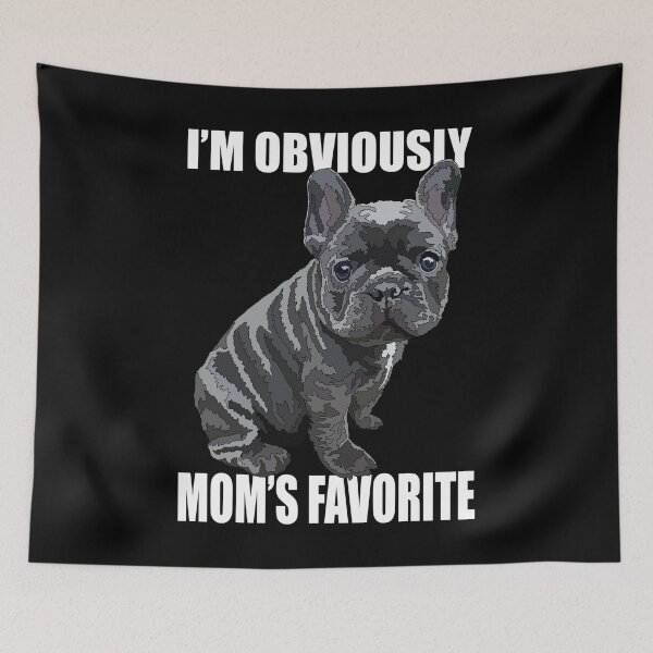 Item preview, Black Frenchie Moms Favourite designed and sold by Just-Arts-4U.
