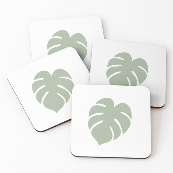 Item preview, Minimal Monstera Leaf Botanical Art designed and sold by SunCraftStudio.
