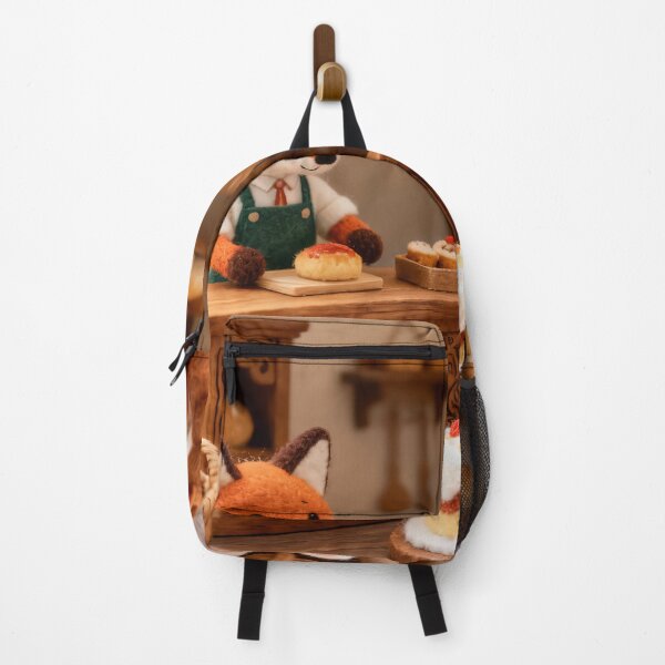 Item preview, Whimsical Woodland Bakery With Felted Animal Friends designed and sold by ArtComixHaven.