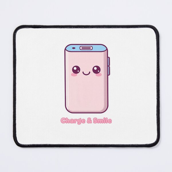 Item preview, Charge & Smile – Cute Kawaii Power Bank Buddy designed and sold by Smile-AlNo.